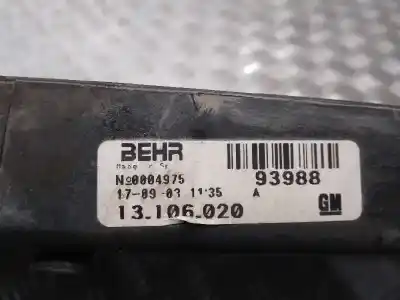 Piesă de schimb auto la mâna a doua condensator / radiator aer conditionat pentru opel corsa c corsavan referințe oem iam 13106020 55 x 27 