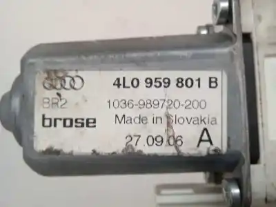 Автозапчастина б/у двиг скла задне ліво для audi q7 (4l) 3.0 tdi посилання на oem iam 4l0959801b 5 cables 977273101