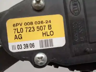 Автозапчастина б/у педальний потенціометр для audi q7 (4l) 3.0 tdi посилання на oem iam 7l0723507b automatico 6 pins 7l0723507d