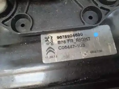 Автозапчасти б/у регулятор стекла переднего правого за citroen c4 picasso attraction ссылки oem iam 9675924680 6 pins 9675288880