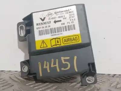 Peça sobressalente para automóvel em segunda mão centralina de airbag por dacia logan ambiance referências oem iam 8201002828
