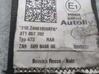 Автозапчасти б/у комплект подушки безопасности за skoda superb combi (3t5) 2.0 tdi dpf ссылки oem iam 3t1857007c  