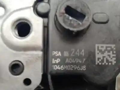 Second-hand car spare part left front door lock for citroen c3 live oem iam references psa006244 6 pins 9800624480 carcasa rota