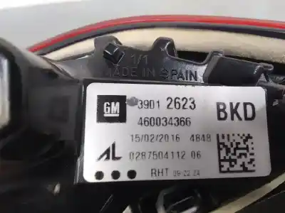 Автозапчастина б/у внутрішній лівий задній ліхар для opel corsa e (x15) 1.3 cdti (08 68) посилання на oem iam 39012623  460034366