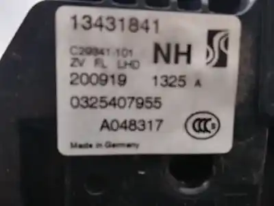 Автозапчастина б/у замок передніх дверей лівий для opel corsa e (x15) 1.3 cdti (08 68) посилання на oem iam 13431841 6 pins 