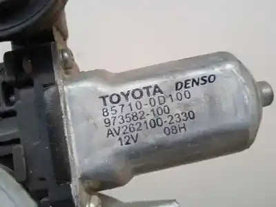 Автозапчастина б/у регулятор переднього правого скла для toyota yaris (ksp9/scp9/nlp9) básico посилання на oem iam 857100d100 5p 2 cables 