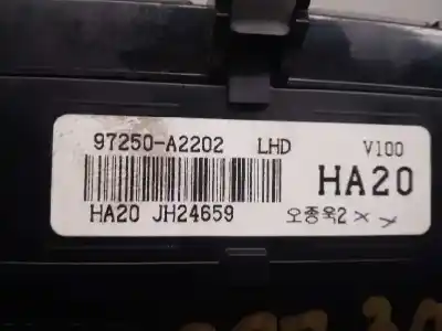 Second-hand car spare part climate control for kia pro cee´d (jd) 1.4 crdi 90 oem iam references 97250a2202  