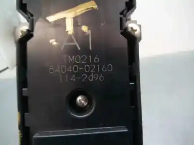 Second-hand car spare part left front power window switch for toyota corolla (e18) * oem iam references 8404002160 4 teclas 