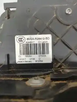Автозапчастина б/у замок заднього правого дверя для ford s-max (ca1) titanium посилання на oem iam 6m2ar26412bd 5 cables 
