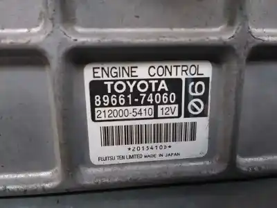 Second-hand car spare part ecu engine control for toyota iq básico oem iam references 8966174060  