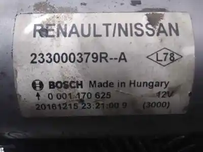 Peça sobressalente para automóvel em segunda mão motor de arranque por nissan qashqai (j11) 360 referências oem iam 0001170625 23300-0379r 