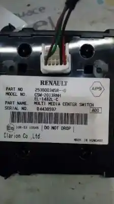 Автозапчасти б/у многофункциональное управление за renault laguna iii kte3/ kte30e 3.0 ссылки oem iam 253b00345r  