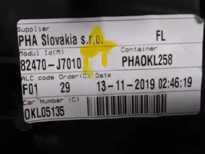 Автозапчастина б/у регулятор переднього правого скла для kia xceed tech посилання на oem iam 82470j7010  