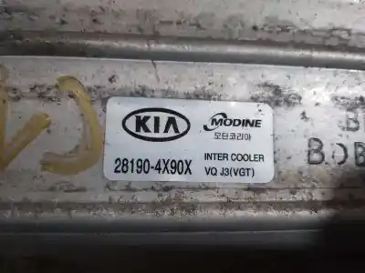Peça sobressalente para automóvel em segunda mão intercooler por kia carnival 2.9 crdi vgt active referências oem iam 281904x90x  