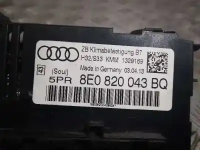 Автозапчасти б/у климат-контроль за seat exeo st (3r5) (2009>) reference ссылки oem iam 8e0820043bq  8e0820043bq5pr