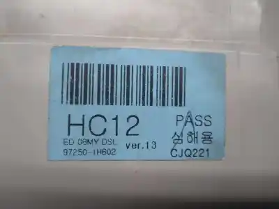 Peça sobressalente para automóvel em segunda mão comando de sofagem (chauffage / ar condicionado) por kia cee´d emotion referências oem iam 972501h602  