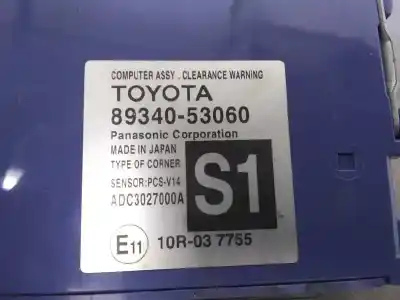 Second-hand car spare part electronic module for lexus is 300h oem iam references 8934053060  