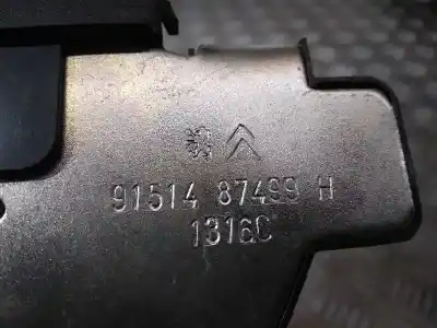 Second-hand car spare part trunk lock for citroen c3 attraction oem iam references 87499h 3 cables 91514