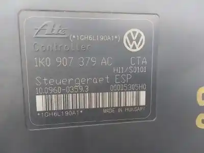 Peça sobressalente para automóvel em segunda mão abs por audi a3 (8p) 1.9 tdi ambiente referências oem iam 1k0614517ae  