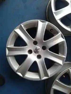 Peça sobressalente para automóvel em segunda mão jogo de jantes por peugeot 207 premium referências oem iam 6jx16 h4 et27  