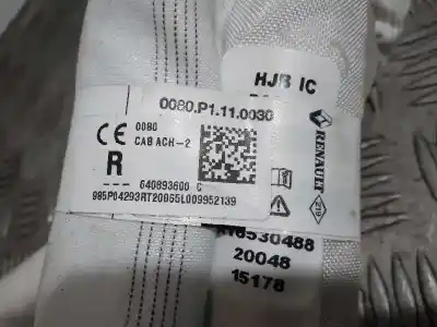 Автозапчасти б/у передняя правая подушка безопасности за renault captur ii intens ссылки oem iam 985p04293r  640893600c