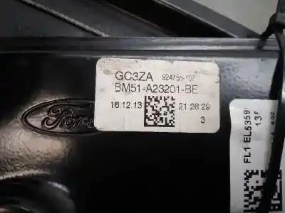 Second-hand car spare part driver left window regulator for ford focus lim. (cb8) 1.6 tdci cat oem iam references a23201bb bm51a23201bf 