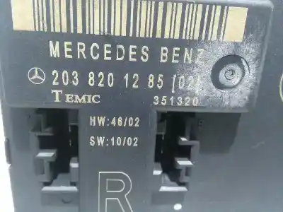 Автозапчастина б/у електронний модуль для mercedes-benz clase c (w203) berlina 220 cdi (la) (203.008) посилання на oem iam 2038201285  