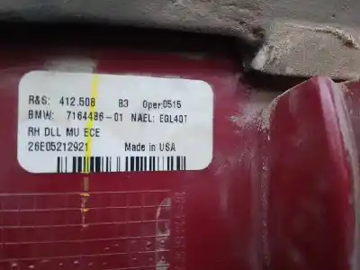 Peça sobressalente para automóvel em segunda mão farolim interior traseiro direito por bmw x5 (e53) 3.0d referências oem iam 7164486  