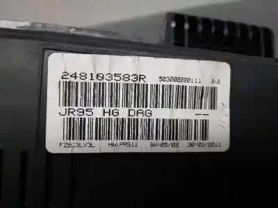Gebrauchtes Autoersatzteil instrumententafel zum renault scenic iii 1.5 dci diesel fap oem-iam-referenzen 248103583r  5550022226
