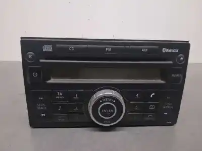 Second-hand car spare part audio system / radio cd for nissan qashqai / qashqai +2 i (j10, nj10, jj10e) 1.5 dci oem iam references 28185jd00a  