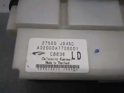 Second-hand car spare part climate control for nissan qashqai / qashqai +2 i (j10, nj10, jj10e) 1.5 dci oem iam references 27500jd45c  