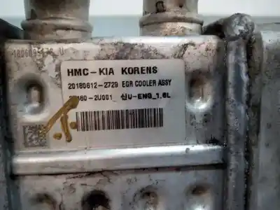 Pezzo di ricambio per auto di seconda mano raffreddatore egr per kia ceed (cd) 1.6 crdi 136 riferimenti oem iam 284602u001  