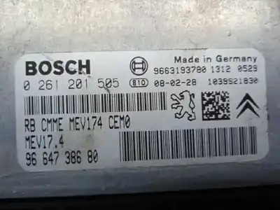 Second-hand car spare part ecu engine control for peugeot 207 premium oem iam references 9664738680  0261201505