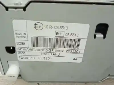 Автозапчастина б/у аудіо система / радіо cd для ford c-max trend посилання на oem iam am5t18c815gf  