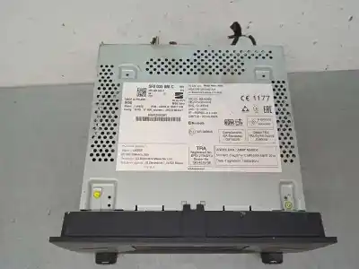 Автозапчастина б/у аудіо система / радіо cd для seat ibiza (6p1) reference посилання на oem iam 5f0035888c  