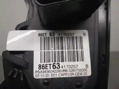 Автозапчасти б/у педальный потенциометр за opel combo cargo (e) active ссылки oem iam 9836042280 6 pins 
