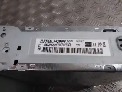 Автозапчастина б/у аудіо система / радіо cd для seat ibiza (6j5) reference посилання на oem iam 6j1035153c  