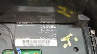 Second-hand car spare part audio system / radio cd for lexus ct 200h oem iam references pz49yz0330  
