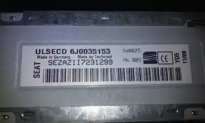 Автозапчасти б/у аудиосистема / радио cd за seat ibiza (6j5) reference ссылки oem iam 6j0035153  