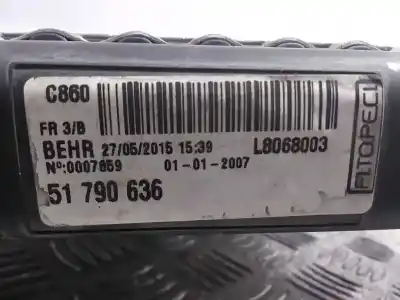 Автозапчастина б/у водяний радіатор для fiat qubo (300) dynamic посилання на oem iam 51790636  
