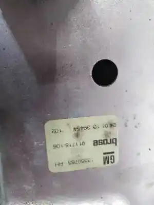 Peça sobressalente para automóvel em segunda mão elevador de vidros traseiro direito por opel astra j lim. excellence referências oem iam 910280103  