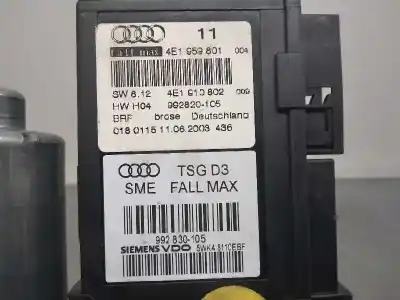 Автозапчасти б/у мотор переднего левого стекла за audi a8 (4e2) 3.7 quattro ссылки oem iam 4e1959801 0130821764 992820105