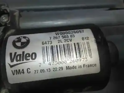 Pièce détachée automobile d'occasion moteur d'essuie-glace avant pour bmw serie 1 lim. (f21) 116d efficientdynamics edition références oem iam 726750303 4 pins 726750303