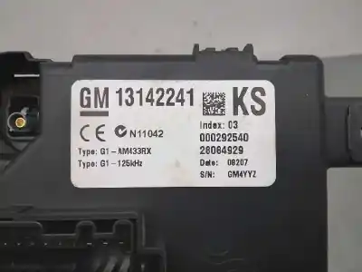 Pezzo di ricambio per auto di seconda mano scatola relè/fusibili per opel corsa d cmon riferimenti oem iam 13142241  28084929