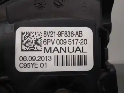 Автозапчастина б/у педальний потенціометр для ford fiesta (ccn) trend посилання на oem iam 6pv00951720  8v219f836ab