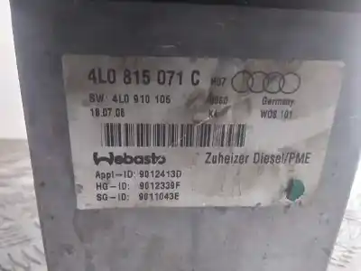 Автозапчастина б/у тепловий двигун для audi q7 (4l) 3.0 tdi посилання на oem iam 4l0815071c  
