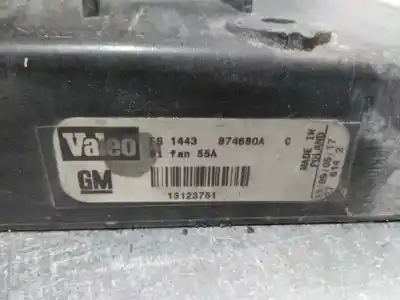 Автозапчастина б/у електро вентилятор для saab 9-3 combi (e50) 1.9 d посилання на oem iam 13123751 7 pin 