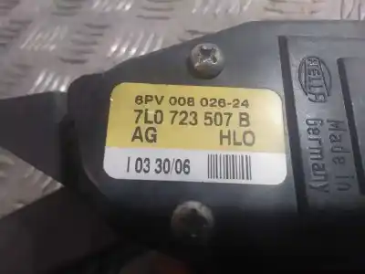 Second-hand car spare part accelerator pedal for audi q7 (4l) 3.0 tdi oem iam references 7l0723507b  