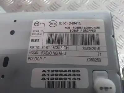 Автозапчастина б/у аудіо система / радіо cd для ford focus lim. 1.0 ecoboost cat посилання на oem iam f1bt18c815gh