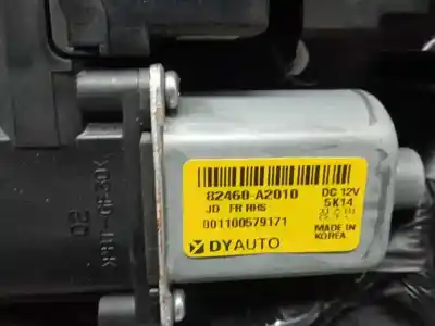 Second-hand car spare part passenger side right window regulator for kia cee´d business oem iam references 82480a2311  82460a2010